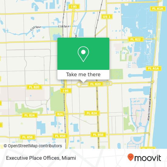 Executive Place Offices map
