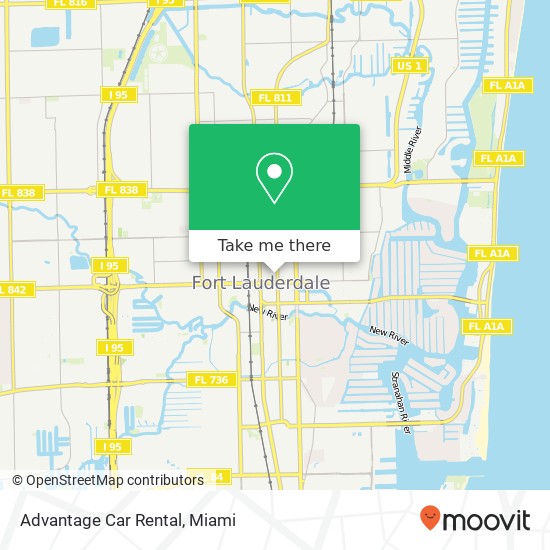 Advantage Car Rental map