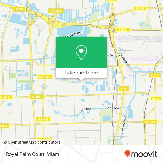 Royal Palm Court map