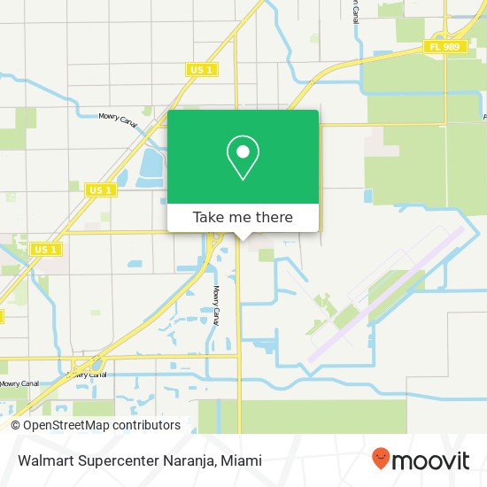 Walmart Supercenter Naranja map