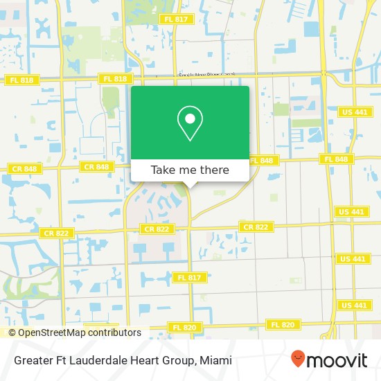 Mapa de Greater Ft Lauderdale Heart Group