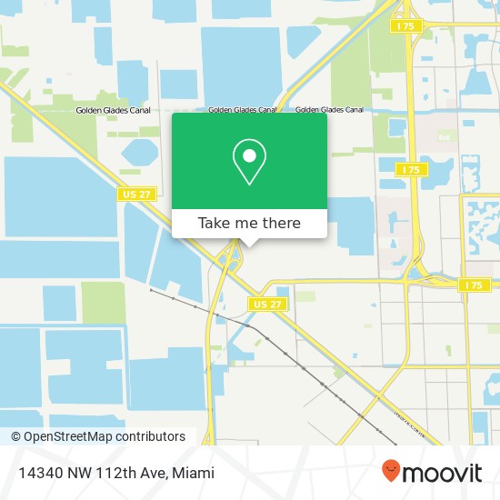 14340 NW 112th Ave map