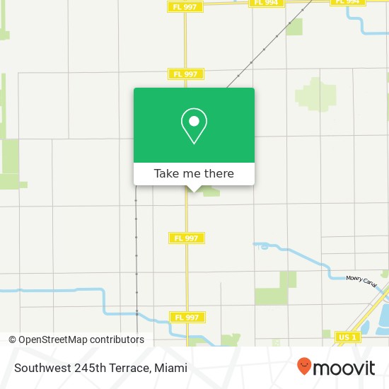 Southwest 245th Terrace map