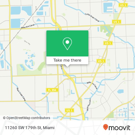 11260 SW 179th St map