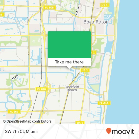 Mapa de SW 7th Ct