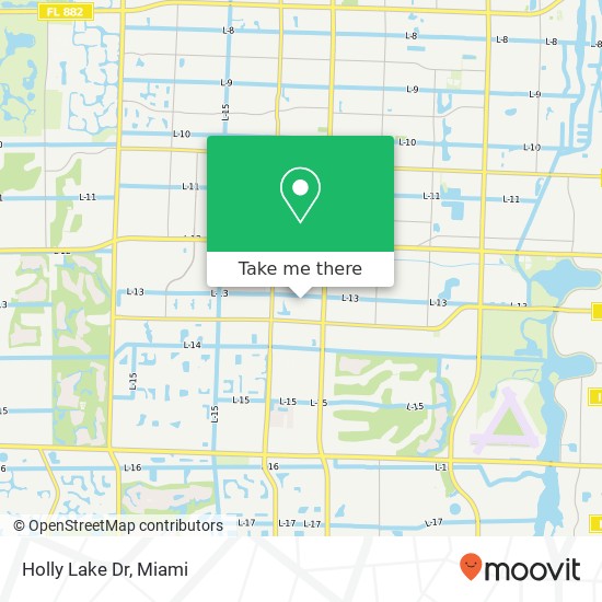 Holly Lake Dr map