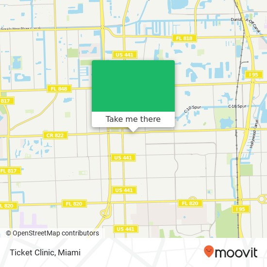 Ticket Clinic map