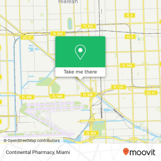 Continental Pharmacy map