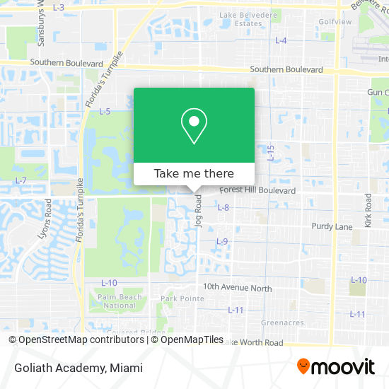 Mapa de Goliath Academy
