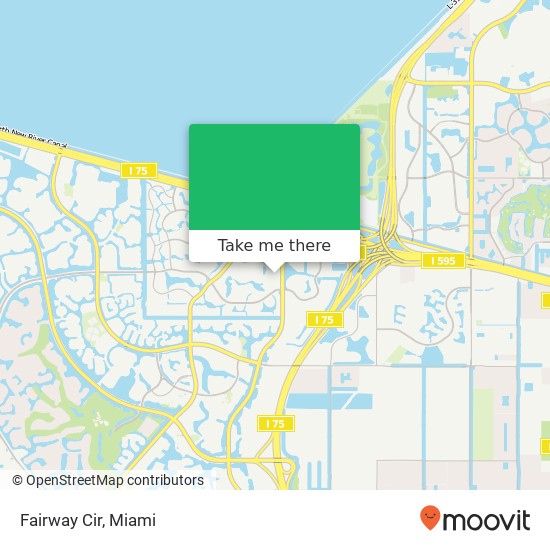 Fairway Cir map