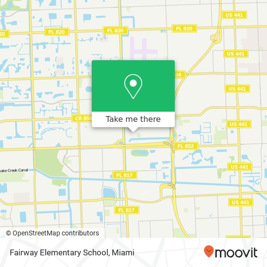 Fairway Elementary School map