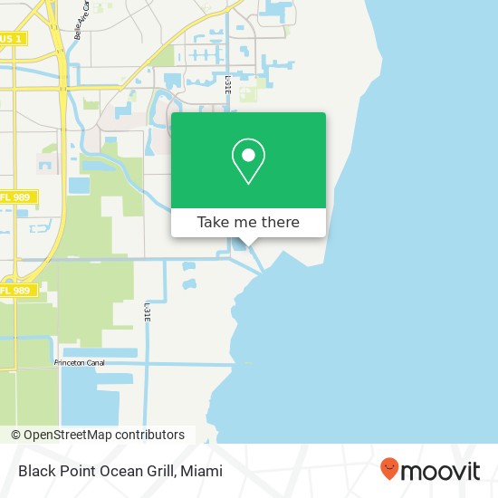 Black Point Ocean Grill map