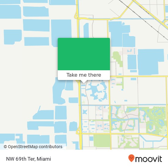 NW 69th Ter map