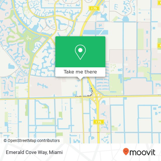 Emerald Cove Way map