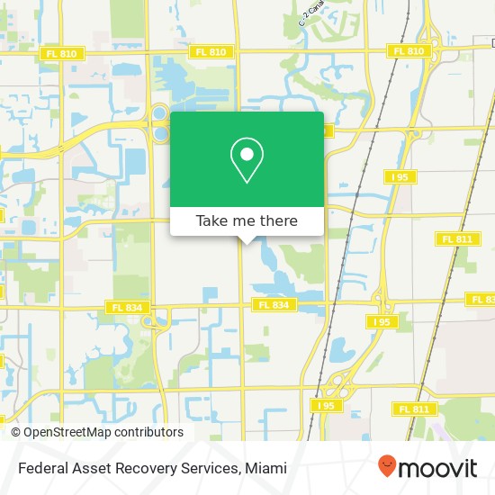 Federal Asset Recovery Services map