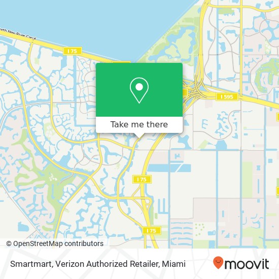 Mapa de Smartmart, Verizon Authorized Retailer