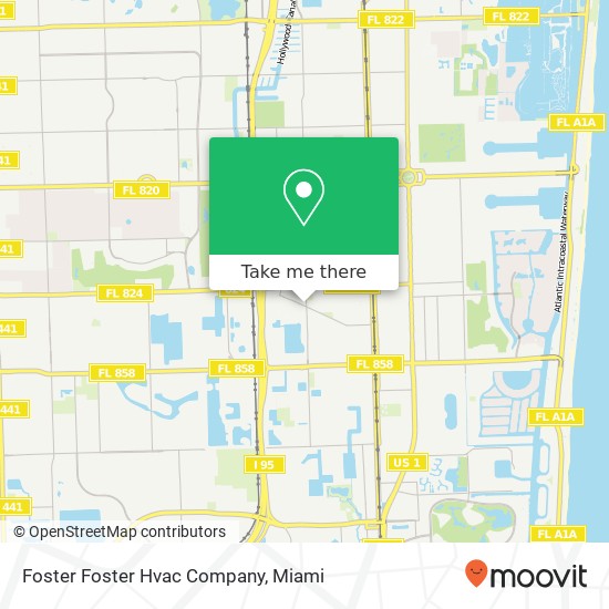Mapa de Foster Foster Hvac Company