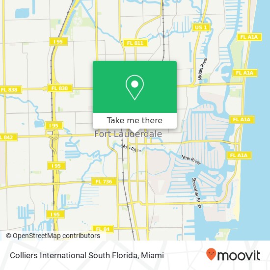 Mapa de Colliers International South Florida