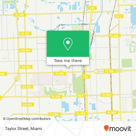 Taylor Street map