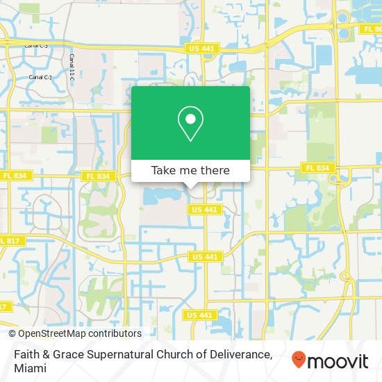 Mapa de Faith & Grace Supernatural Church of Deliverance