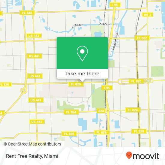 Rent Free Realty map