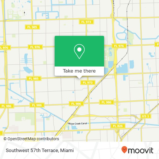 Mapa de Southwest 57th Terrace