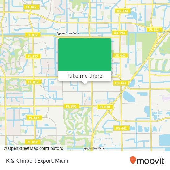Mapa de K & K Import Export