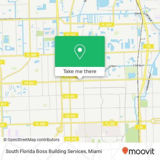 South Florida Boss Building Services map