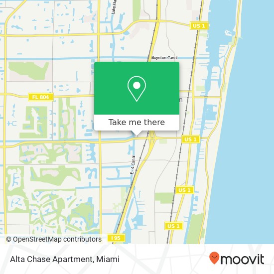 Alta Chase Apartment map