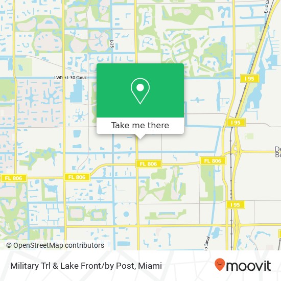 Mapa de Military Trl & Lake Front / by Post