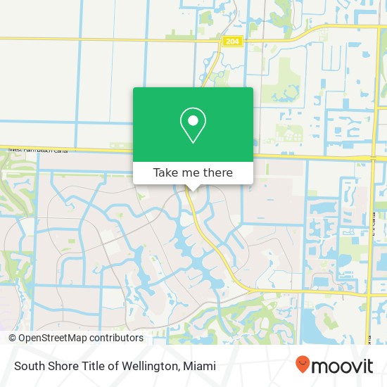 Mapa de South Shore Title of Wellington