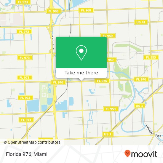 Florida 976 map