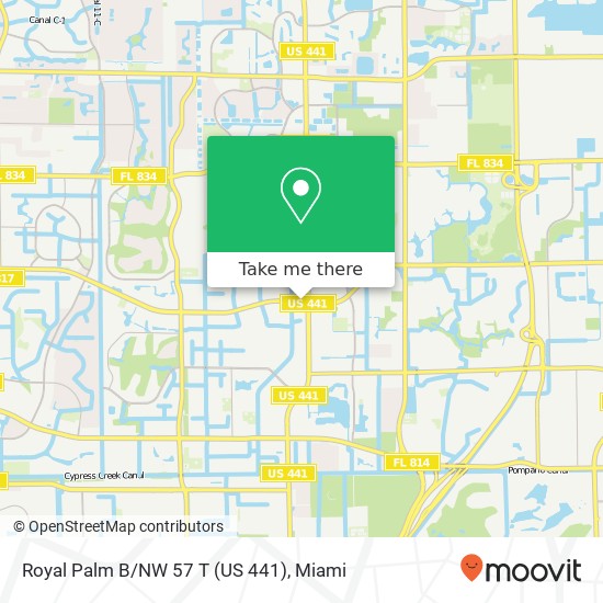 Royal Palm B/NW 57 T (US 441) map