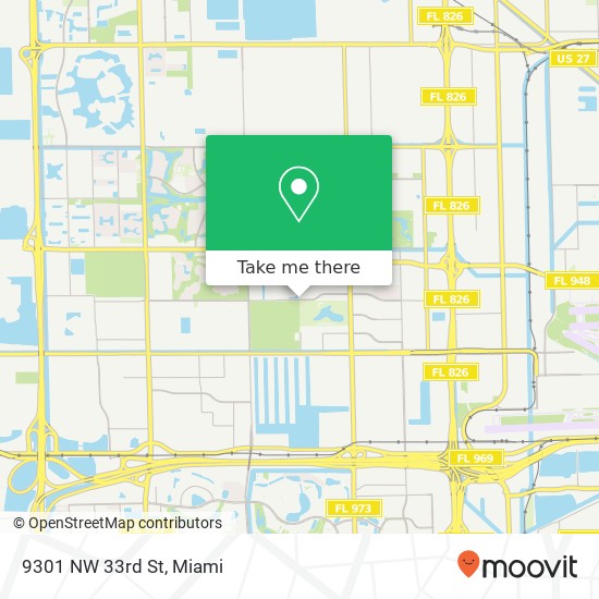 Mapa de 9301 NW 33rd St