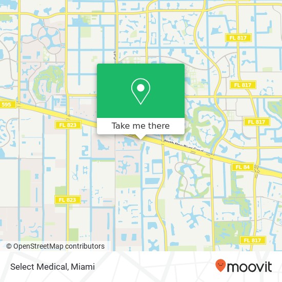 Select Medical map