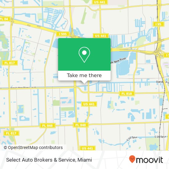 Mapa de Select Auto Brokers & Service