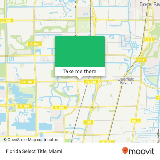 Mapa de Florida Select Title