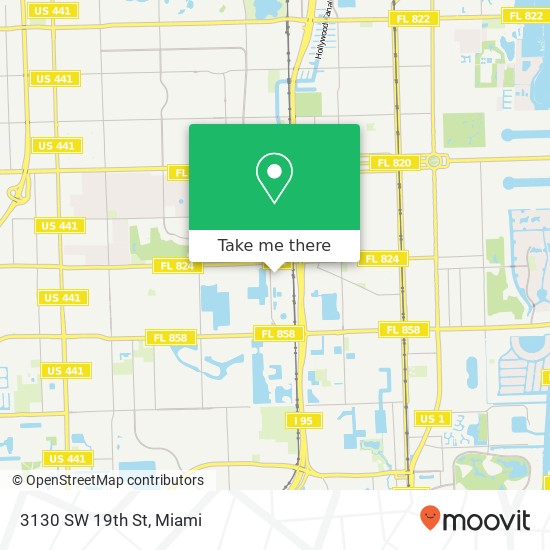 3130 SW 19th St map