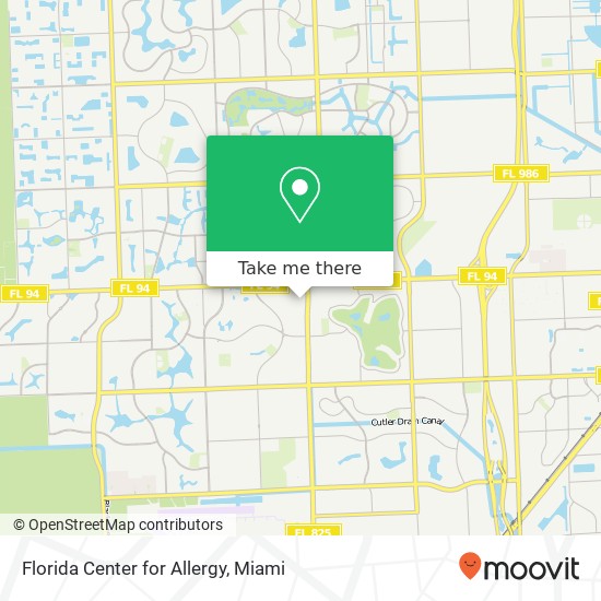 Florida Center for Allergy map