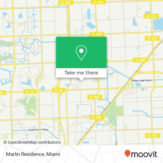 Marlin Residence map