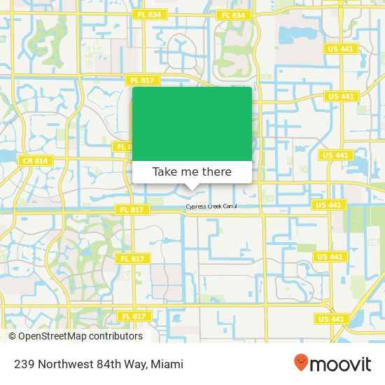 239 Northwest 84th Way map