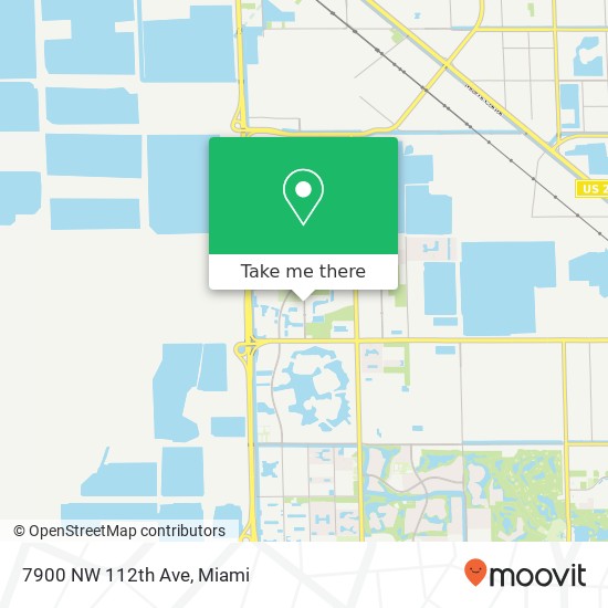 7900 NW 112th Ave map