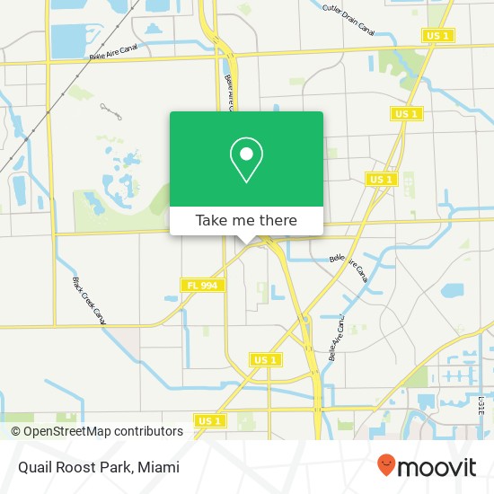 Quail Roost Park map