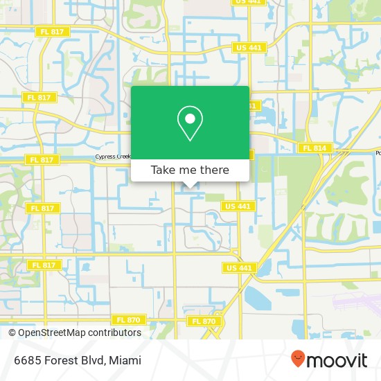 6685 Forest Blvd map