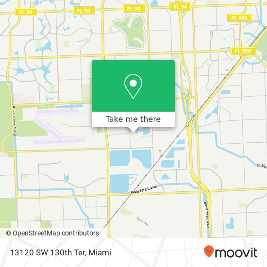 13120 SW 130th Ter map