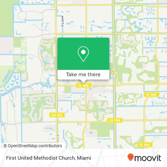 Mapa de First United Methodist Church