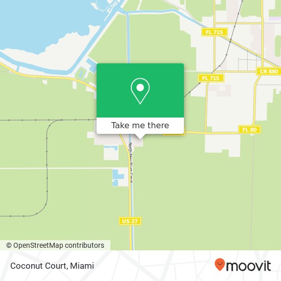 Mapa de Coconut Court