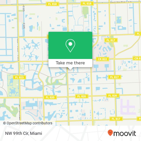 Mapa de NW 99th Cir