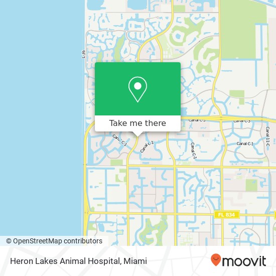 Mapa de Heron Lakes Animal Hospital