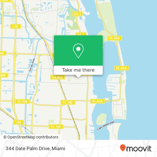 344 Date Palm Drive map